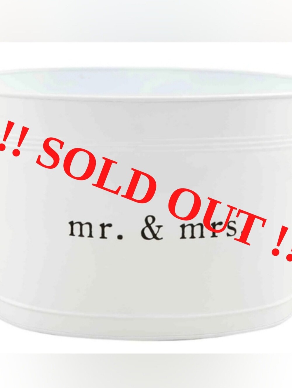 SOLD OUT SORRY...Mud Pie - Mr. And Mrs. Beverage Tub ⭐Best Seller @ Mud Pie ⭐